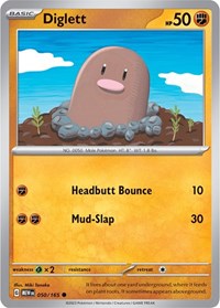 Diglett (050/165) [SV Scarlet and Violet 151]
