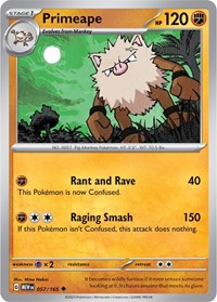 Primeape (057/165) [SV Scarlet and Violet 151]