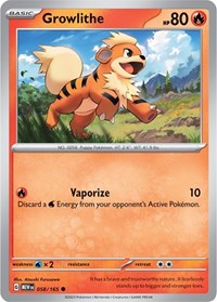 Growlithe (058/165) [SV Scarlet and Violet 151]