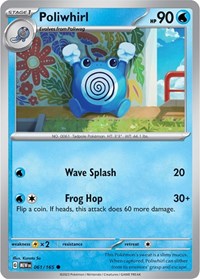 Poliwhirl - 061/165 (061/165) [SV Scarlet and Violet 151]