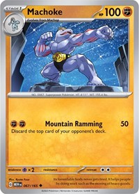 Machoke - 067/165 (067/165) [SV Scarlet and Violet 151]