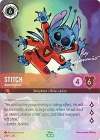 Stitch - Abomination (Alternate Art) (21) [Disney100 Promos]