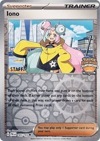 Iono - 185/193 (Regional Championships) [Staff] (185/193) [League and Championship Cards]