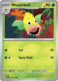 Weepinbell (070/165) [SV Scarlet and Violet 151]
