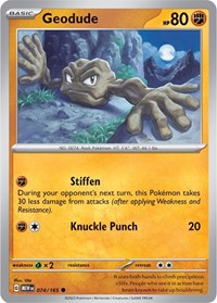 Geodude (074/165) [SV Scarlet and Violet 151]