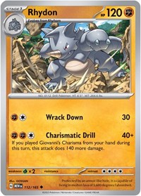 Rhydon (112/165) [SV Scarlet and Violet 151]