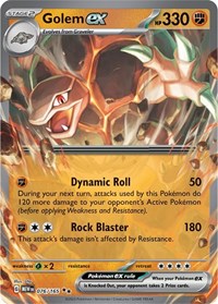 Golem ex - 076/165 (076/165) [SV Scarlet and Violet 151]