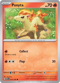 Ponyta (077/165) [SV Scarlet and Violet 151]