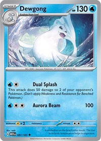 Dewgong (087/165) [SV Scarlet and Violet 151]