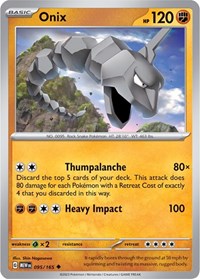 Onix (095/165) [SV Scarlet and Violet 151]