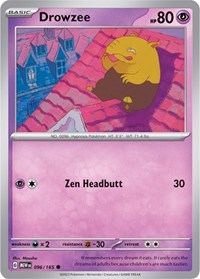 Drowzee (096/165) [SV Scarlet and Violet 151]
