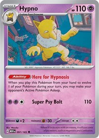 Hypno (097/165) [SV Scarlet and Violet 151]