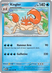 Kingler (099/165) [SV Scarlet and Violet 151]