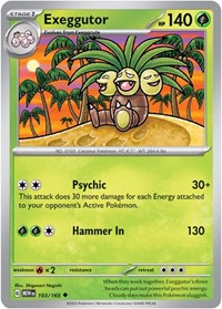 Exeggutor (103/165) [SV Scarlet and Violet 151]