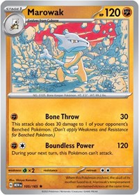 Marowak (105/165) [SV Scarlet and Violet 151]