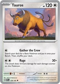 Tauros (128/165) [SV Scarlet and Violet 151]