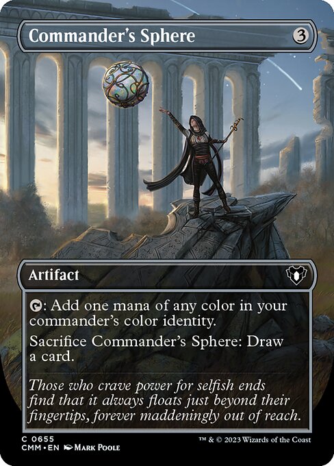 Commander's Sphere (655) [Commander Masters] [Borderless]
