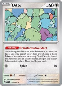 Ditto (132/165) [SV Scarlet and Violet 151]