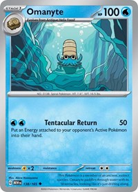 Omanyte - 138/165 (138/165) [SV Scarlet and Violet 151]