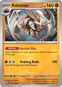 Kabutops (141/165) [SV Scarlet and Violet 151]
