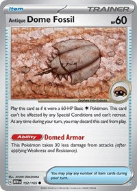 Antique Dome Fossil (152/165) [SV Scarlet and Violet 151]