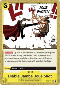Diable Jambe Joue Shot (OP04-116) [Kingdoms of Intrigue]