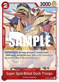 Super Spot-Billed Duck Troops (OP04-009) [Kingdoms of Intrigue Pre-Release Cards]
