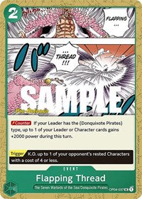 Flapping Thread (OP04-037) [Kingdoms of Intrigue Pre-Release Cards]
