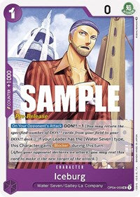 Iceburg (OP04-059) [Kingdoms of Intrigue Pre-Release Cards]