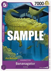 Bananagator (OP04-062) [Kingdoms of Intrigue Pre-Release Cards]