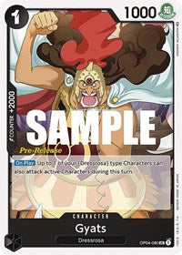 Gyats (OP04-080) [Kingdoms of Intrigue Pre-Release Cards]