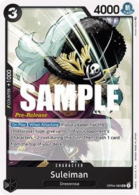Suleiman (OP04-085) [Kingdoms of Intrigue Pre-Release Cards]