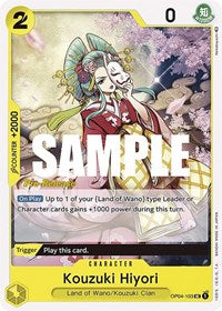 Kouzuki Hiyori (OP04-103) [Kingdoms of Intrigue Pre-Release Cards]
