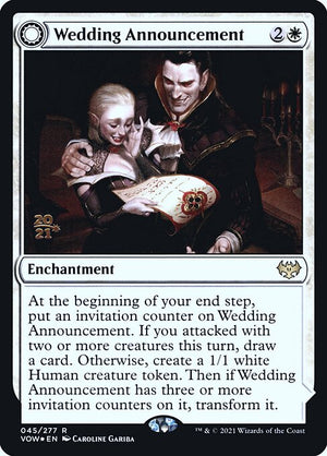 Wedding Announcement // Wedding Festivity (45s) [Innistrad: Crimson Vow Promos]