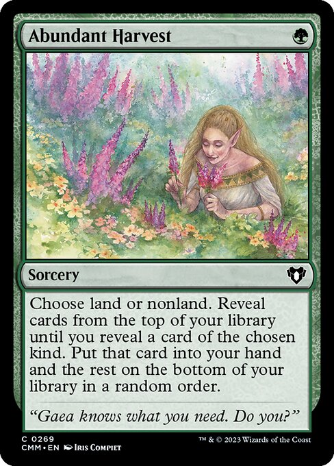 Abundant Harvest (269) [Commander Masters]