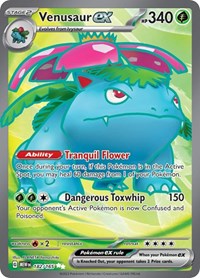 Venusaur ex - 182/165 (182/165) [SV Scarlet and Violet 151]