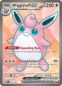 Wigglytuff ex - 187/165 (187/165) [SV Scarlet and Violet 151]