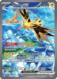 Zapdos ex - 202/165 (202/165) [SV Scarlet and Violet 151]