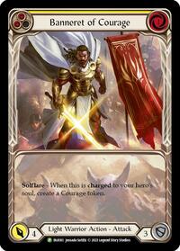 Banneret of Courage - FAB161 (FAB161) [Flesh and Blood Promo Cards]
