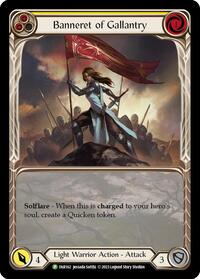Banneret of Gallantry - FAB162 (FAB162) [Flesh and Blood Promo Cards]