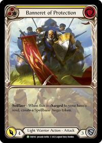 Banneret of Protection - FAB 163 (FAB163) [Flesh and Blood Promo Cards]