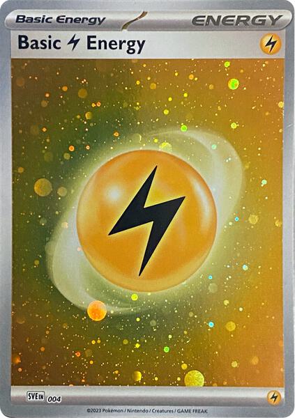 Basic Lightning Energy (Cosmos Holo) (004) [SV01 Scarlet and Violet Base Set]