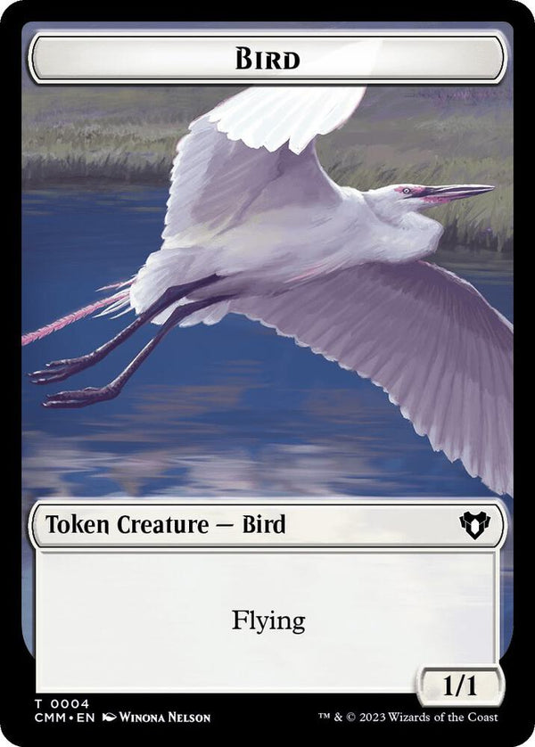 Bird // Bird Illusion Double-sided Token (4 // 11) [Commander Masters]