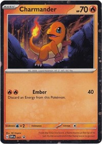 Charmander - 047 (Cosmos Holo) (047) [SV Scarlet and Violet Promo Cards]