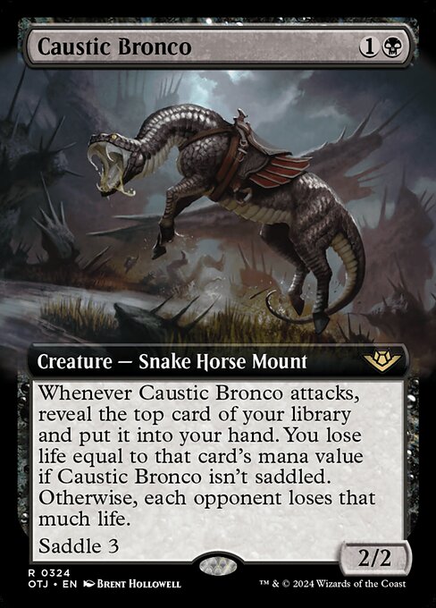Caustic Bronco (324) [Outlaws of Thunder Junction]