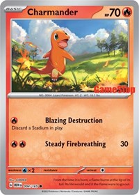 Charmander - 004/165 (GameStop Exclusive) (004/165) [Miscellaneous Cards and Products]
