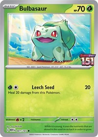 Bulbasaur - 001/165 (Best Buy Exclusive) (001/165) [Miscellaneous Cards and Products]