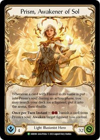 Prism, Awakener of Sol - HER086 (HER086) [Flesh and Blood Promo Cards]