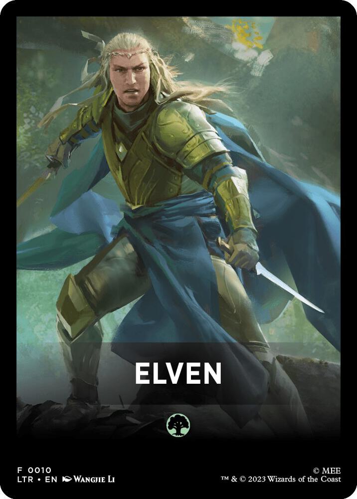 Elven Theme Card (10) [The Lord of the Rings: Tales of Middle-earth]