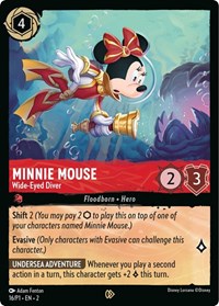 Minnie Mouse - Wide-Eyed Diver (16) [Disney Lorcana Promo Cards]